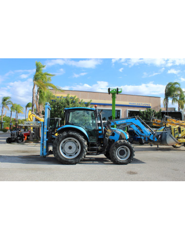 trattore usato Landini S-100 con caricatore MB80 e muletto Nobili