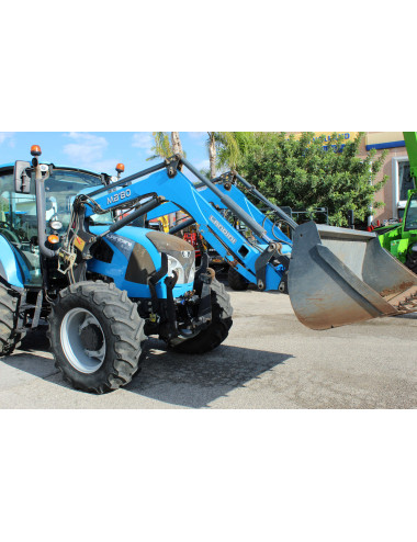 trattore usato Landini S-100 con caricatore MB80 e muletto Nobili