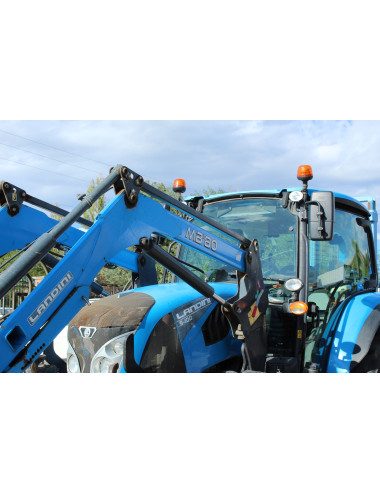 trattore usato Landini S-100 con caricatore MB80 e muletto Nobili