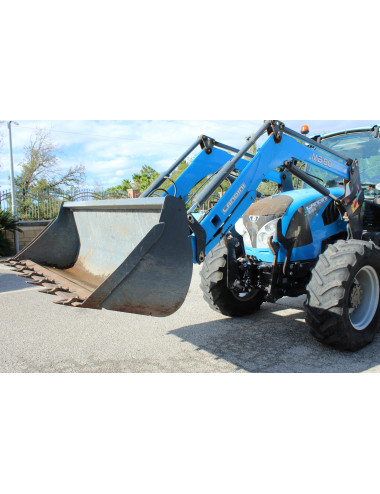 trattore usato Landini S-100 con caricatore MB80 e muletto Nobili