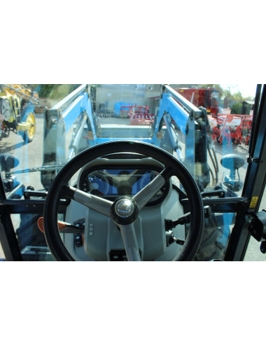 trattore usato Landini S-100 con caricatore MB80 e muletto Nobili