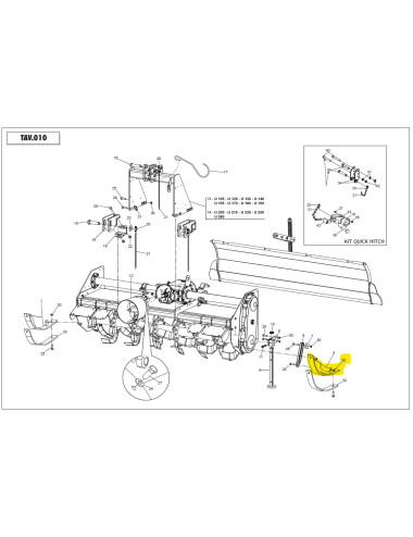 slitta lato trasmissione maschio cod M59400903R