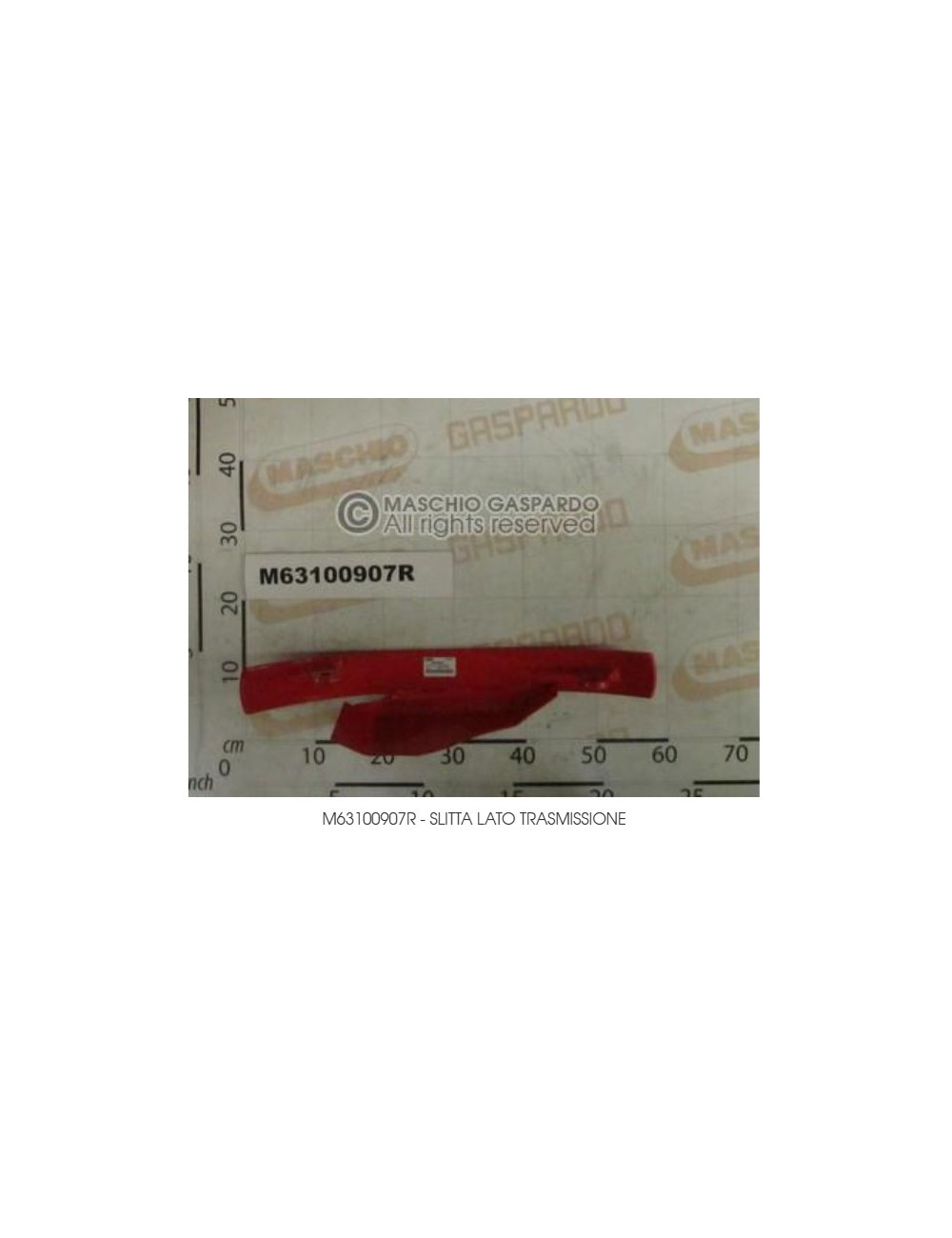 slitta lato trasmissione maschio cod M63100907R