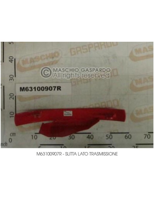 slitta lato trasmissione maschio cod M63100907R