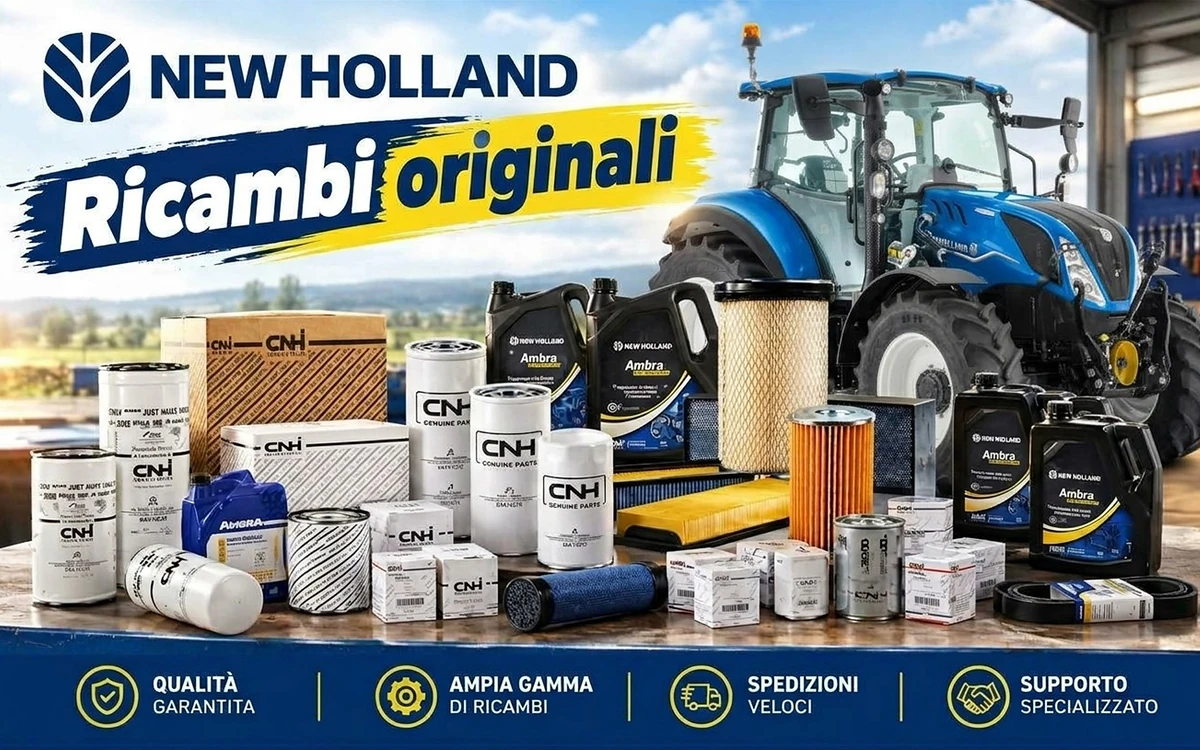 Ricambi originali New Holland: qualità garantita, ampia gamma, spedizioni veloci